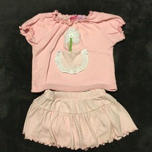 Little Lindsey Skirt & shirt